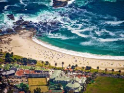 Ładna plaża w Kapsztadzie