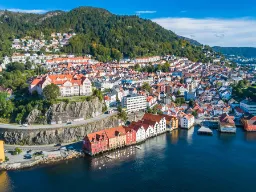 Widok na Bergen Widok na Bergen