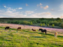 Kuce Dartmoor w Devon – dzikie konie, które od wieków swobodnie żyją na wrzosowiskach i są symbolem parku narodowego Kuce Dartmoor w Devon – dzikie konie, które od wieków swobodnie żyją na wrzosowiskach i są symbolem parku narodowego