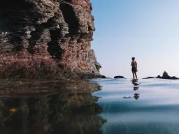 Scena nadmorska z rezerwatu Akamas