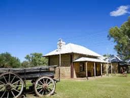 Alice Springs Telegraph Station zbudowana w 1872 roku