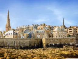 Miasto otoczone murami Saint-Malo Miasto otoczone murami Saint-Malo