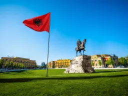 Plac Skanderbega w Tiranie Plac Skanderbega w Tiranie