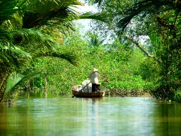Rejs po bujnej delcie Mekongu