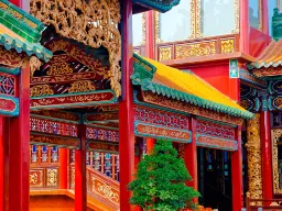 Typowa stara chińska architektura