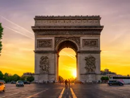 Cesarz Napoleon rozpoczął budowę Łuku Triumfalnego w 1806 roku Cesarz Napoleon rozpoczął budowę Łuku Triumfalnego w 1806 roku