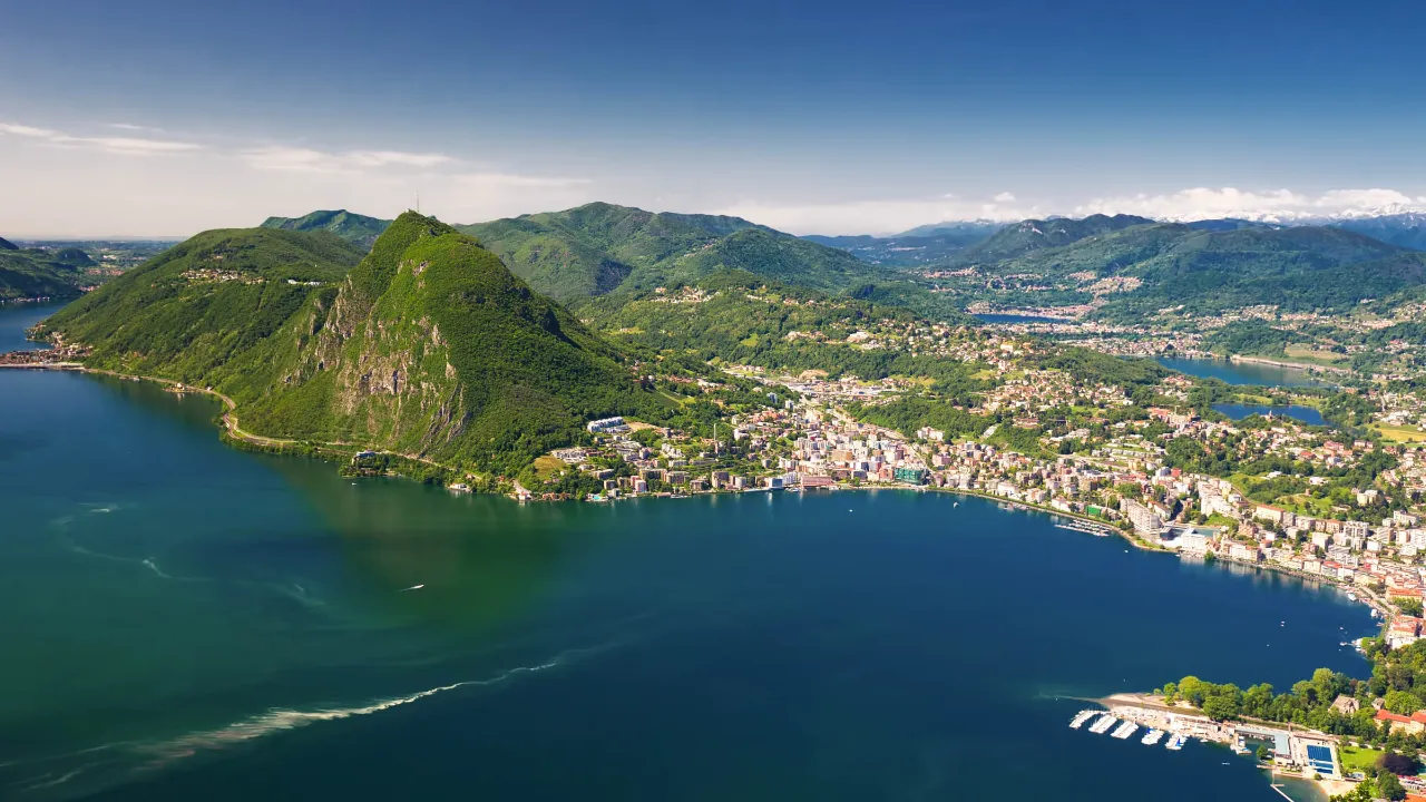 Jezioro Lugano – samo miasto