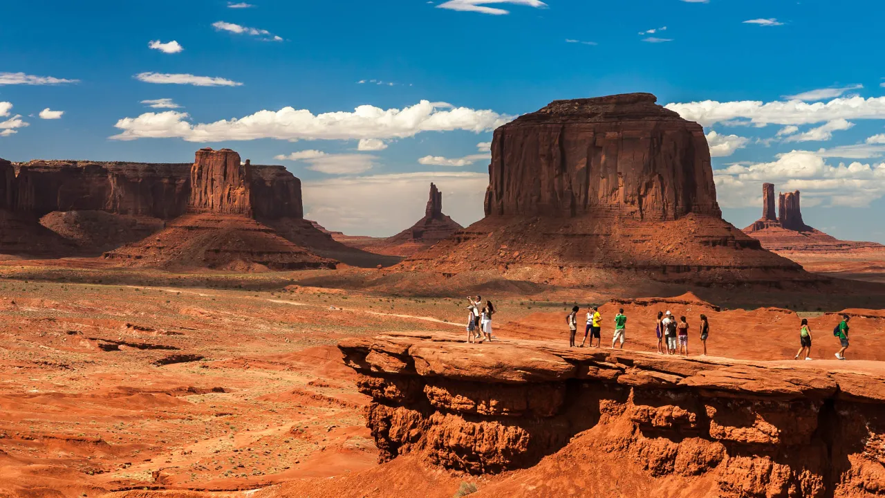 Fantastyczny cud natury Monument Valley