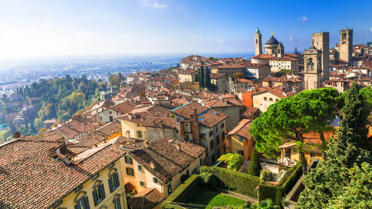 Bergamo w regionie Lombardia Bergamo w regionie Lombardia