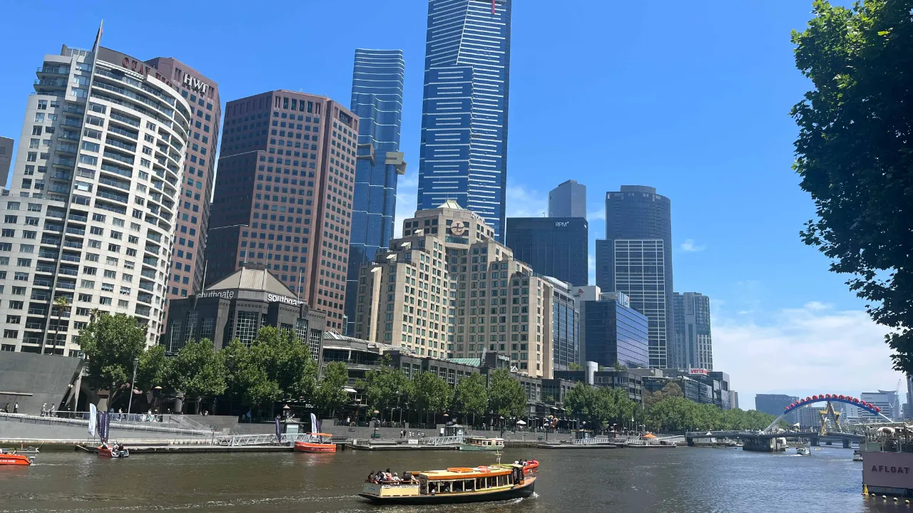 Rzeka Yarra w Melbourne Rzeka Yarra w Melbourne