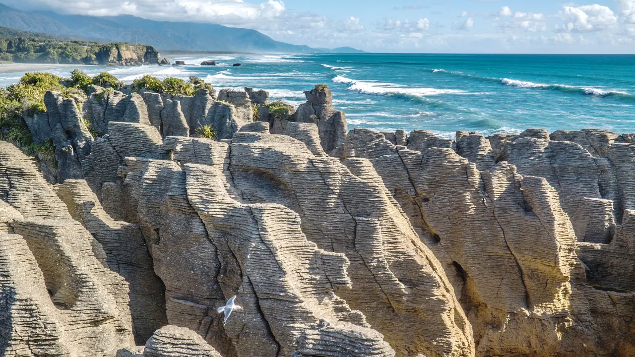 Pancake Rocks w Punakaiki